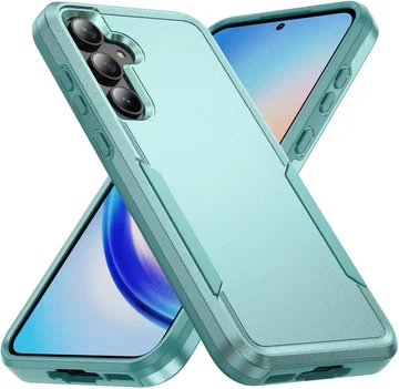 Samsung Galaxy A35 Hoesje Schokbestendige Hardcase Back Cover Groen