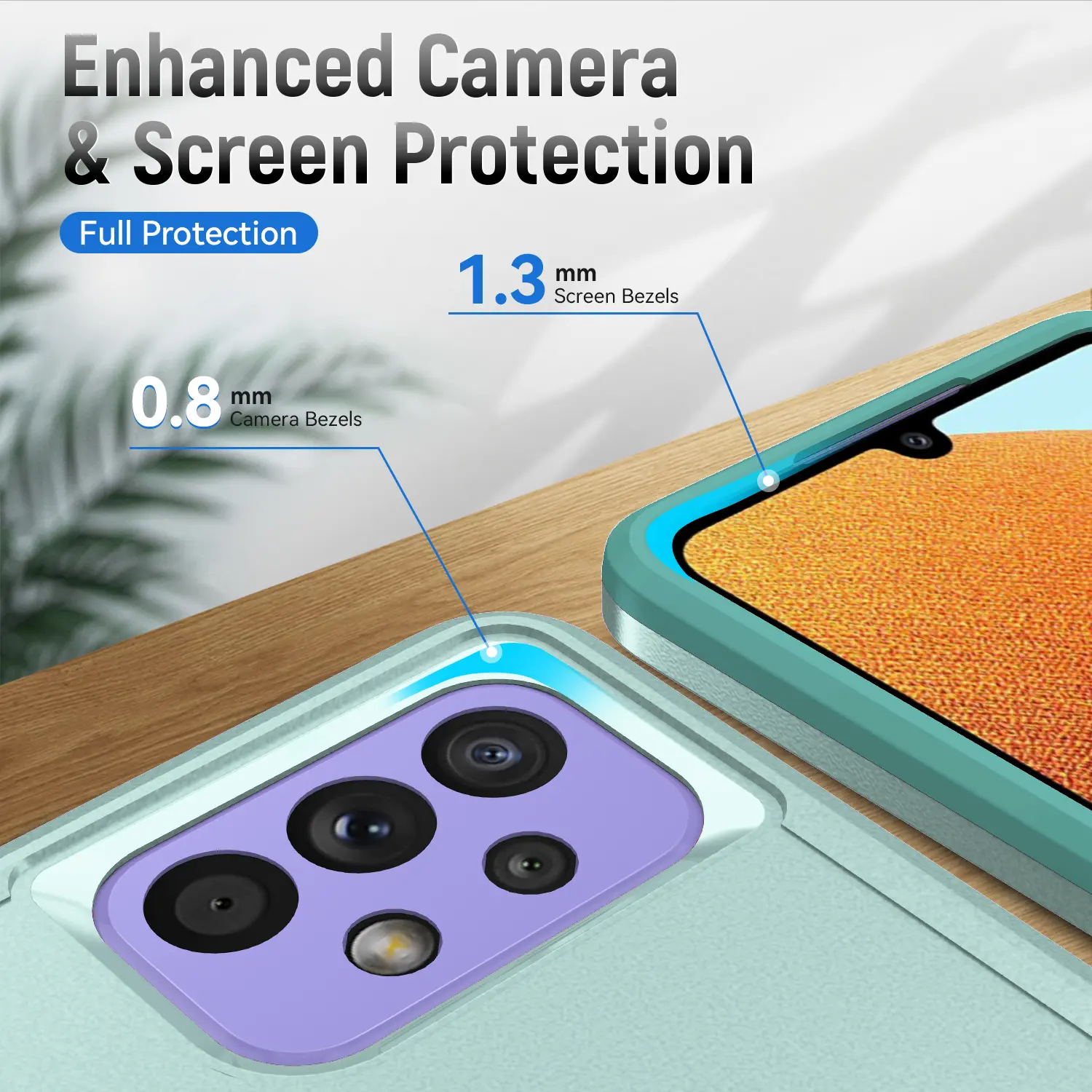 Samsung Galaxy A53 Hoesje Schokbestendige Hardcase Back Cover Groen afbeelding 7