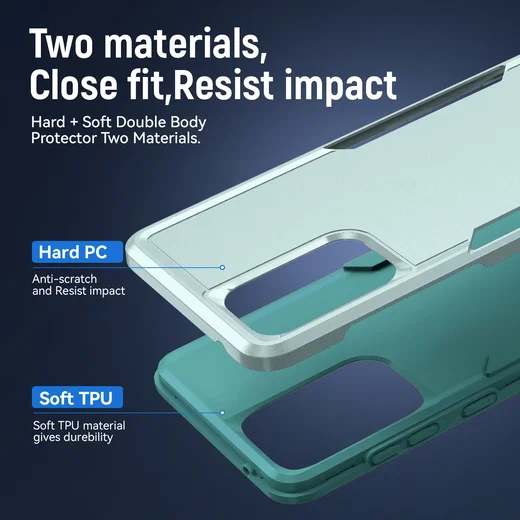 Samsung Galaxy A53 Hoesje Schokbestendige Hardcase Back Cover Groen afbeelding 4