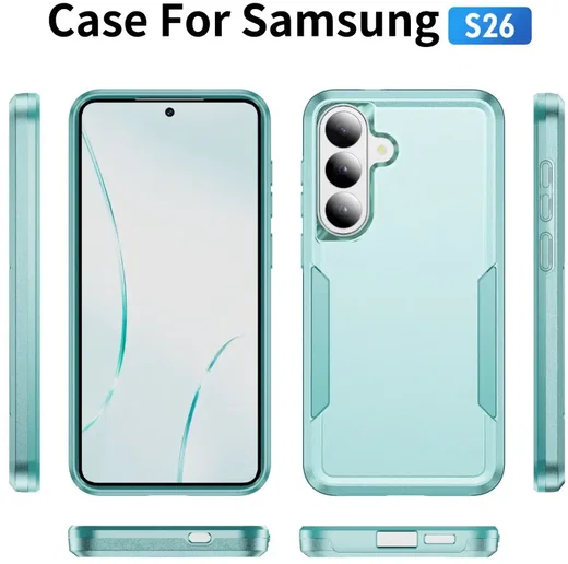 Samsung Galaxy S26 Hoesje Schokbestendige Hardcase Back Cover Groen afbeelding 9