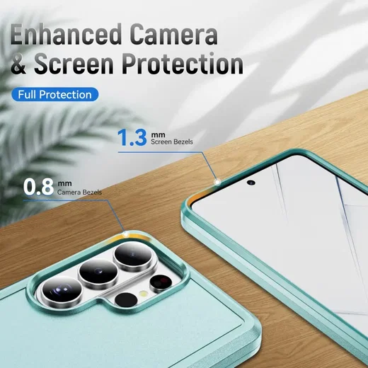 Samsung Galaxy S26 Ultra Hoesje Schokbestendige Hardcase Back Cover Groen afbeelding 7