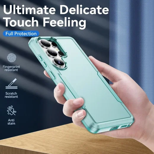 Samsung Galaxy S26 Ultra Hoesje Schokbestendige Hardcase Back Cover Groen afbeelding 5