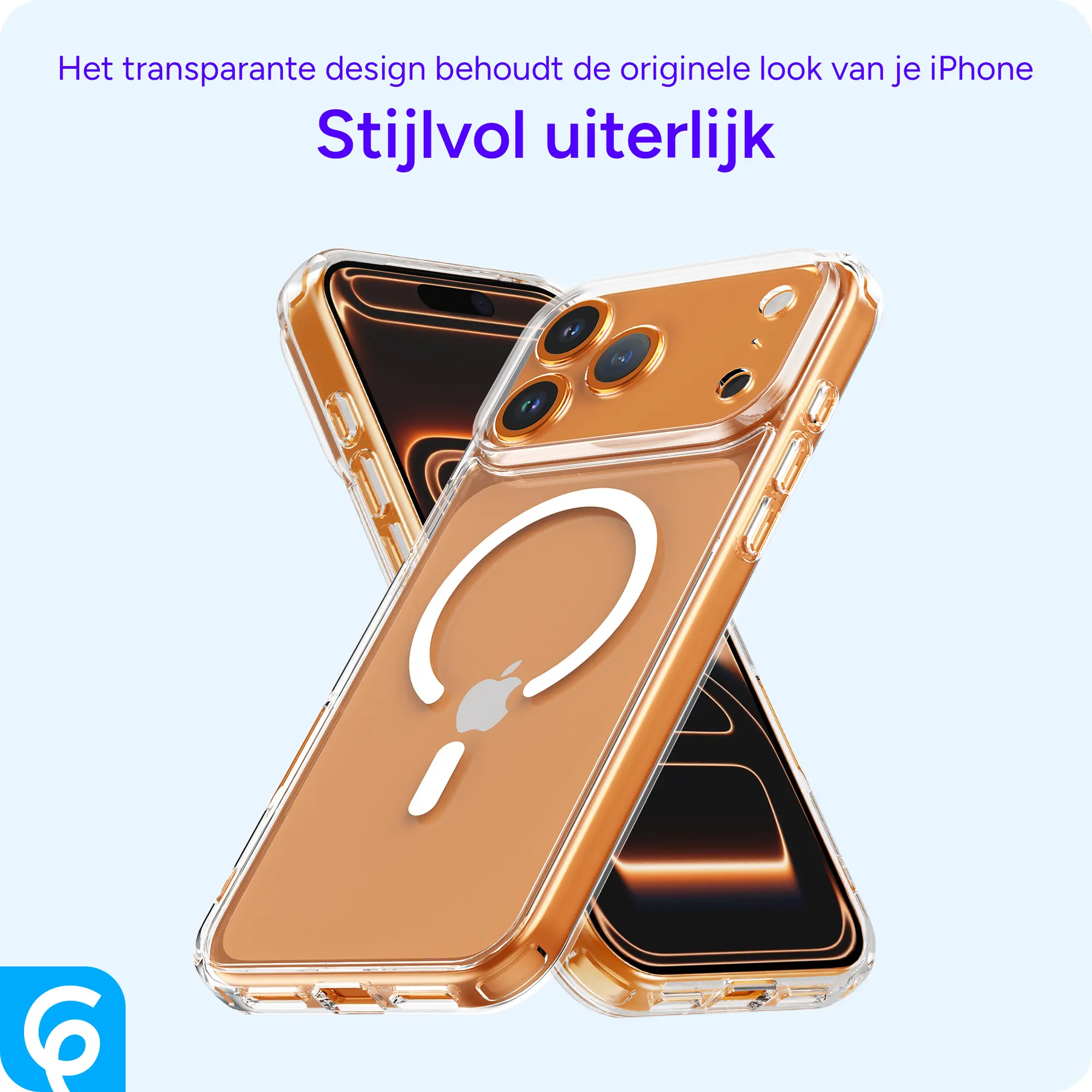 Apple iPhone 17 Pro Max MagSafe Hoesje Back Cover Transparant afbeelding 4