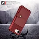 Apple iPhone 17e / 16e TPU Back Cover met Kunstleren Wallet Rood afbeelding 6