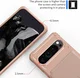 Google Pixel 9 Pro TPU Back Cover met Kunstleren Wallet Roze afbeelding 8