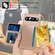 Google Pixel 10 Pro XL TPU Back Cover met Kunstleren Wallet Roze afbeelding 6