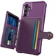 Samsung Galaxy A15 TPU Back Cover met Kunstleren Wallet Paars afbeelding 4
