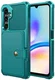 Samsung Galaxy A16 TPU Back Cover met Kunstleren Wallet Groen afbeelding 2