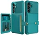 Samsung Galaxy A16 TPU Back Cover met Kunstleren Wallet Groen afbeelding 1