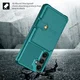 Samsung Galaxy S24 Plus TPU Back Cover met Kunstleren Wallet Groen afbeelding 5