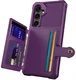 Samsung Galaxy S24 Plus TPU Back Cover met Kunstleren Wallet Paars afbeelding 4