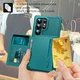 Samsung Galaxy S25 Ultra TPU Back Cover met Kunstleren Wallet Groen afbeelding 6