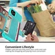Apple iPhone 12 / 12 Pro TPU Back Cover met Kunstleren Wallet Groen afbeelding 9