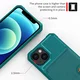 Apple iPhone 13 TPU Back Cover met Kunstleren Wallet Groen afbeelding 9