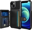 Apple iPhone 13 TPU Back Cover met Kunstleren Wallet Zwart
