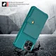 Apple iPhone 13 Pro TPU Back Cover met Kunstleren Wallet Groen afbeelding 7