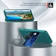 Apple iPhone 13 Pro TPU Back Cover met Kunstleren Wallet Groen afbeelding 5