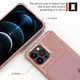 Apple iPhone 13 Pro TPU Back Cover met Kunstleren Wallet Roze afbeelding 9