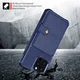 Apple iPhone 13 Pro Max TPU Back Cover met Kunstleren Wallet Blauw afbeelding 7