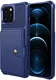 Apple iPhone 13 Pro Max TPU Back Cover met Kunstleren Wallet Blauw afbeelding 2