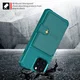 Apple iPhone 13 Pro Max TPU Back Cover met Kunstleren Wallet Groen afbeelding 7