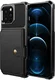 Apple iPhone 13 Pro Max TPU Back Cover met Kunstleren Wallet Zwart afbeelding 2