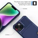 Apple iPhone 14 TPU Back Cover met Kunstleren Wallet Blauw afbeelding 8