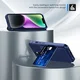 Apple iPhone 14 TPU Back Cover met Kunstleren Wallet Blauw afbeelding 5