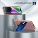 Apple iPhone 14 TPU Back Cover met Kunstleren Wallet Roze afbeelding 5