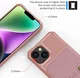 Apple iPhone 14 TPU Back Cover met Kunstleren Wallet Roze afbeelding 8