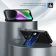 Apple iPhone 14 TPU Back Cover met Kunstleren Wallet Zwart afbeelding 5