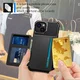 Apple iPhone 14 TPU Back Cover met Kunstleren Wallet Zwart afbeelding 6