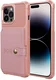 Apple iPhone 14 Pro Max TPU Back Cover met Kunstleren Wallet Roze afbeelding 2