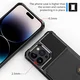 Apple iPhone 14 Pro Max TPU Back Cover met Kunstleren Wallet Zwart afbeelding 9