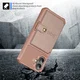 Apple iPhone 16 TPU Back Cover met Kunstleren Wallet Roze afbeelding 3