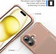 Apple iPhone 16 TPU Back Cover met Kunstleren Wallet Roze afbeelding 7