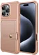 Apple iPhone 16 Plus TPU Back Cover met Kunstleren Wallet Roze afbeelding 8