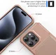 Apple iPhone 16 Pro Max TPU Back Cover met Kunstleren Wallet Roze afbeelding 7