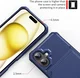 Apple iPhone 17 TPU Back Cover met Kunstleren Wallet Blauw afbeelding 8