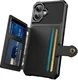 Apple iPhone 17 TPU Back Cover met Kunstleren Wallet Zwart afbeelding 2
