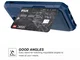Apple iPhone SE (2020 / 2022) TPU Back Cover met Kunstleren Wallet Blauw afbeelding 8