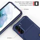 Samsung Galaxy S21 FE TPU Back Cover met Kunstleren Wallet Blauw afbeelding 7