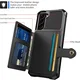 Samsung Galaxy S21 TPU Back Cover met Kunstleren Wallet Zwart afbeelding 2