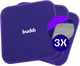 3-Pack Buddi Fresh Schoonmaak Microfiber Doek voor Beeldschermen Paars
