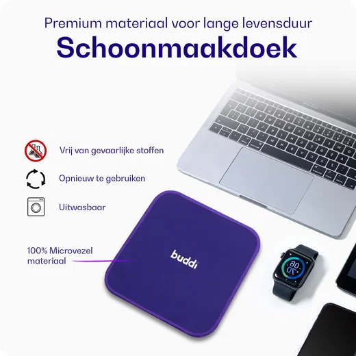 Buddi Fresh Schoonmaak Set Microvezel Doek met Spray 100ml afbeelding 8