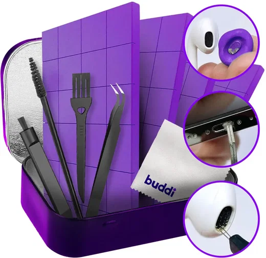 Buddi Fresh Complete Telefoon Schoonmaakset met Spray, Doek en Tools afbeelding 6