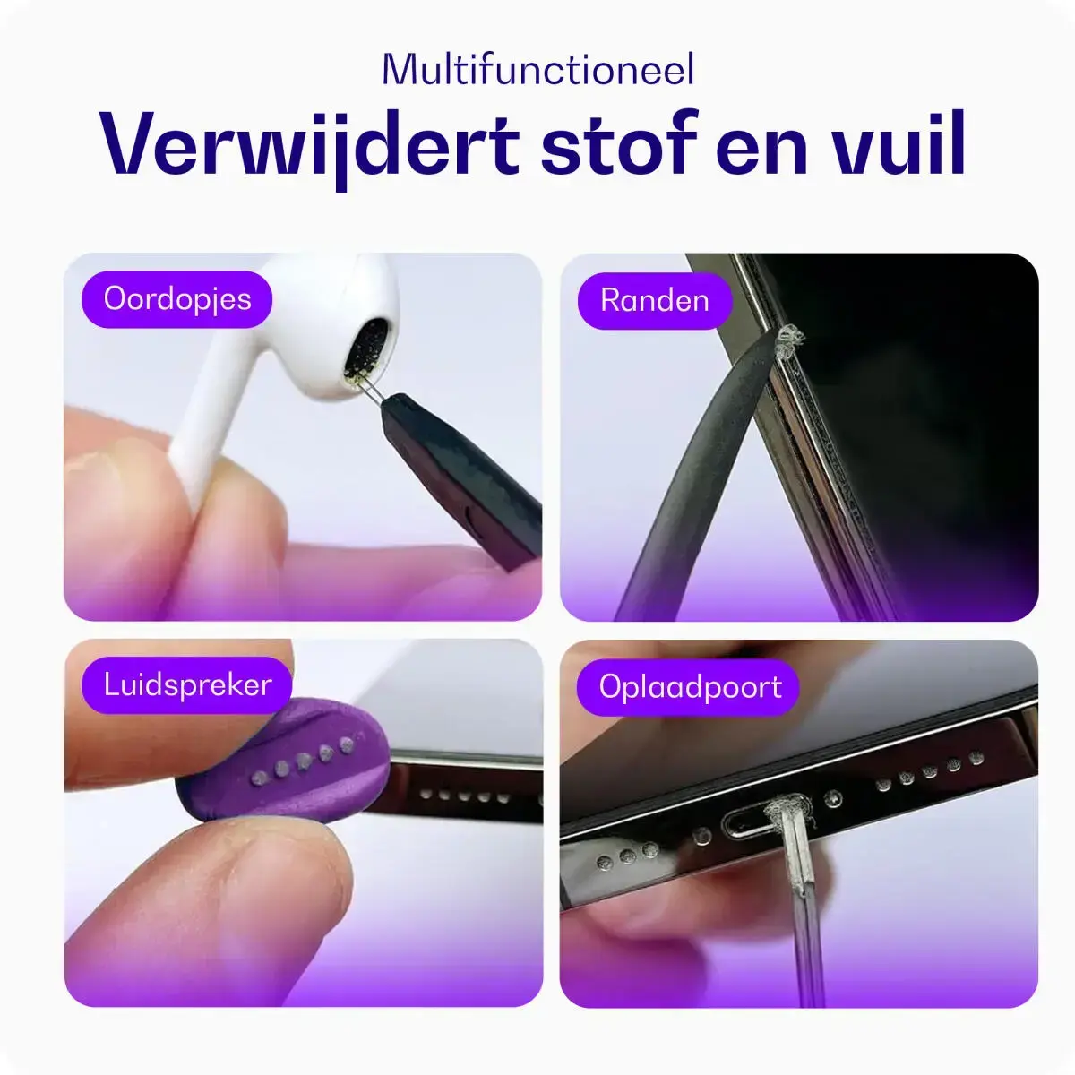 Buddi Fresh Complete Telefoon Schoonmaakset met Spray, Doek en Tools afbeelding 5