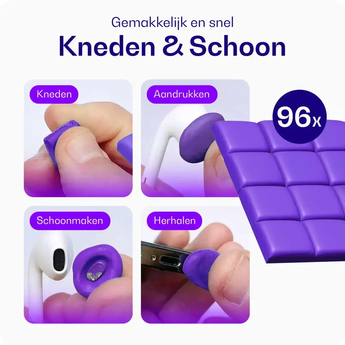 Buddi Fresh Complete Telefoon Schoonmaakset met Spray, Doek en Tools afbeelding 3