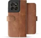 Rosso Element Motorola Moto G87 / G77 / G67 Hoesje Book Case Wallet Bruin afbeelding 2