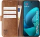 Rosso Element Motorola Moto G57 Power Hoesje Book Case Wallet Bruin afbeelding 14